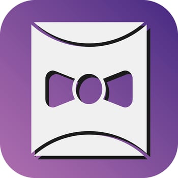 Wedding Card Vector Glyph Gradient Background Icon For Personal And Commercial Use.