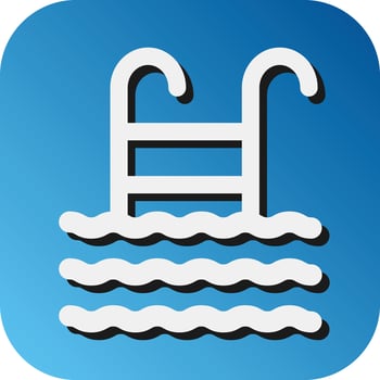 Swinging Cradle Vector Glyph Gradient Background Icon For Personal And Commercial Use.
