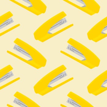stapler seamless pattern vector illustration. Suitable for backgrounds, wallpapers, fabrics, textiles, wrapping papers, printed materials, and many more.