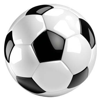AI generated Soccer Ball Isolated on Transparent Background png