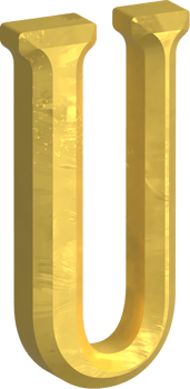 Golden letter illustration png