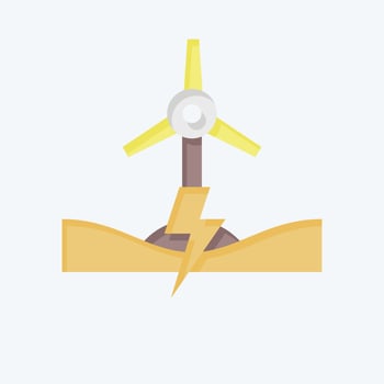 Icon Energy Ecosystem. related to Future Technology symbol. flat style. simple design editable. simple illustration vector
