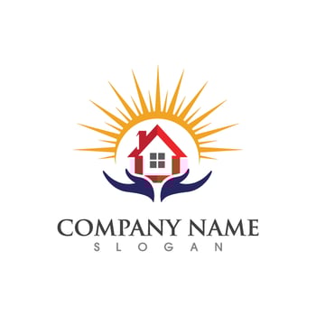 Property and Construction Logo design vector