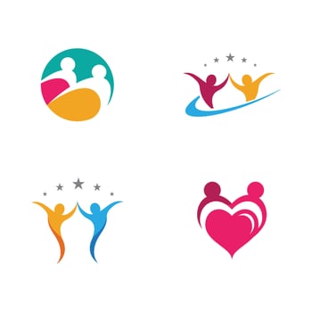 Community, network and social icon vector