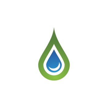 water drop Logo Template vector