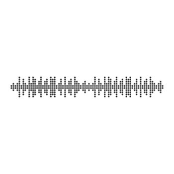 Sound waves vector illustration