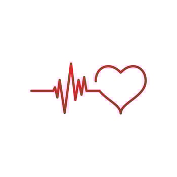 Health medical heartbeat pulse vector
