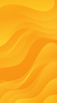 Abstract background yellow color with wavy lines and gradients is a versatile asset suitable for various design projects such as websites, presentations, print materials, social media posts vector