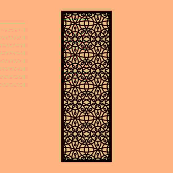 Simple Vector Pattern for CNC Laser Cutting, Decoration, and Ornament
