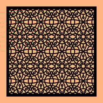 Simple Vector Pattern for CNC Laser Cutting, Decoration, and Ornament