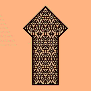Simple Vector Pattern for CNC Laser Cutting, Decoration, and Ornament