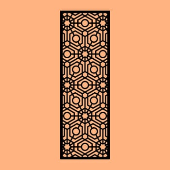 Simple Vector Pattern for CNC Laser Cutting, Decoration, and Ornament