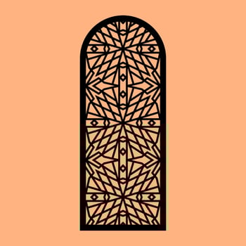 Simple Vector Pattern for CNC Laser Cutting, Decoration, and Ornament