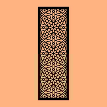 Simple Vector Pattern for CNC Laser Cutting, Decoration, and Ornament