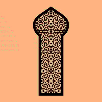 Simple Vector Pattern for CNC Laser Cutting, Decoration, and Ornament