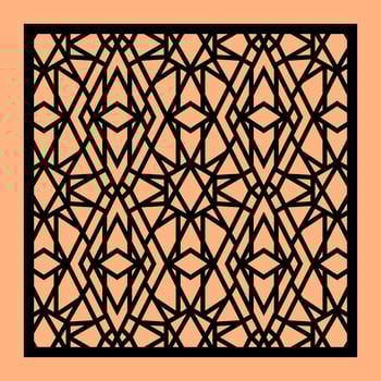Simple Vector Pattern for CNC Laser Cutting, Decoration, and Ornament