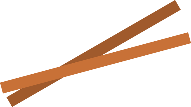 Wooden chopsticks icon png