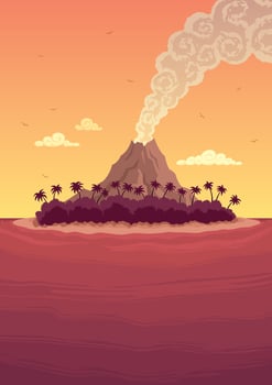 Tropical Island 2 vector