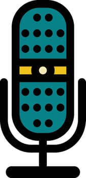 microphone  illustration design, art and creativity vector
