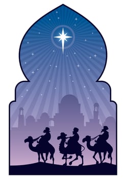 Three Wise Men vector