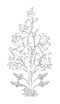Mughal Traditional colourful arch gate vector pattern, seamless Indian mughal flower motif, Beautiful Mughal Border With Supporting Borders For Digital Prints,