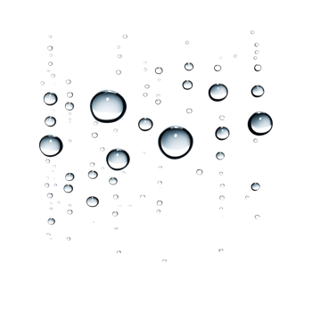 AI generated Water Droplet Isolated on Transparent Background png