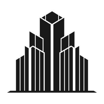 A City Building logo vector isolated on a white background