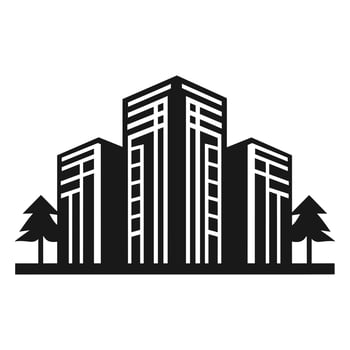 A City Building logo vector free