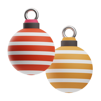 Christmas Ornament 3D Illustration png