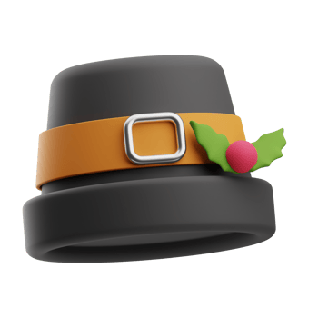 Top Hat 3D Illustration png