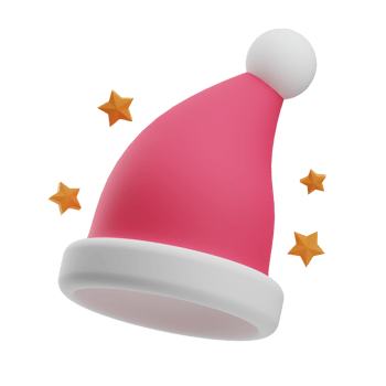 Santa Hat 3D Illustration png