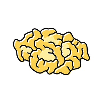 egg scramble color icon vector illustration