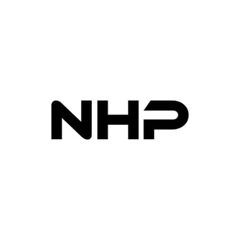 NHP Letter Logo Design, Inspiration for a Unique Identity. Modern Elegance and Creative Design. Watermark Your Success with the Striking this Logo. vector
