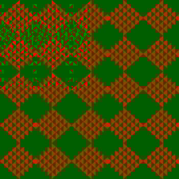 Collection of green and red seamless backgrounds suitable for Christmas season. vector