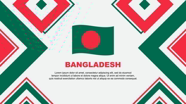 Bangladesh Flag Abstract Background Design Template. Bangladesh Independence Day Banner Wallpaper Vector Illustration. Bangladesh Independence Day