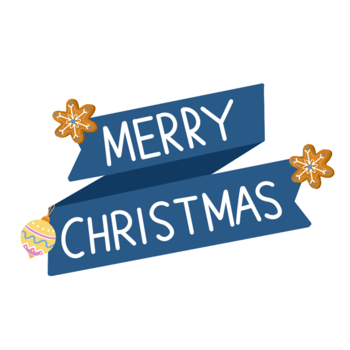 Merry Christmas lettering png