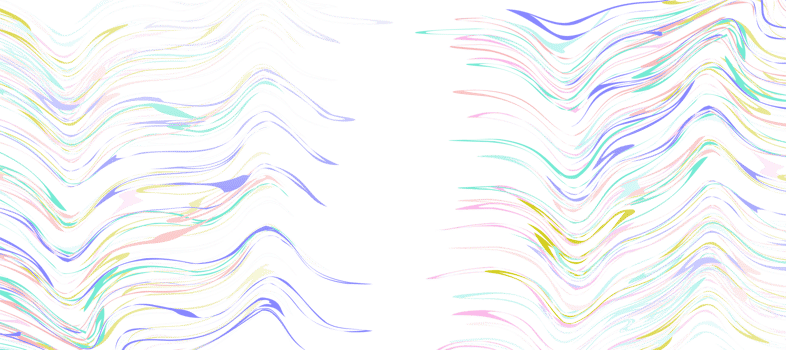 Seamless wave Abstract pattern colorful transparent background png