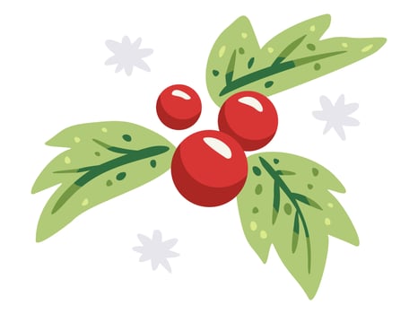 christmast illustration present gift sticker vector
