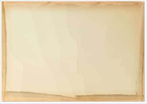 Vintage brown old paper for a background for old work. vector