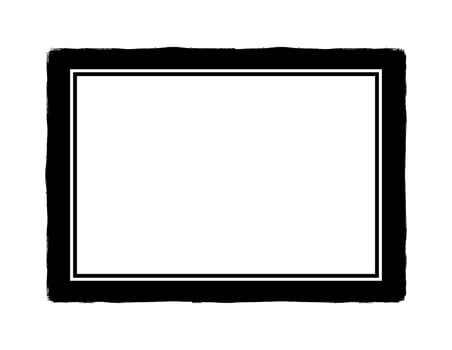 Artistic Blank Space with Silhouette Of the Brush Stroke or Paint Brush, can use for Frame Work, Advertisement, Quote, Text, Title, Cover, Layout, Website, Template or Graphic Design Element. Vector
