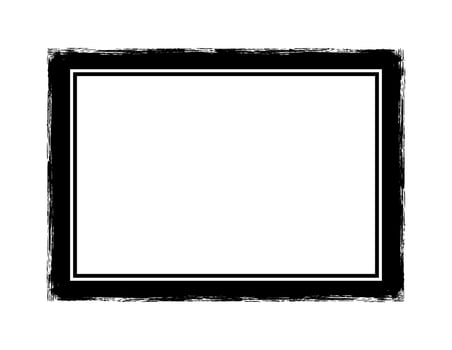 Artistic Blank Space with Silhouette Of the Brush Stroke or Paint Brush, can use for Frame Work, Advertisement, Quote, Text, Title, Cover, Layout, Website, Template or Graphic Design Element. Vector