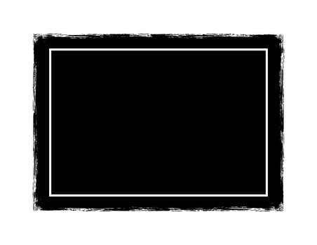 Artistic Blank Space with Silhouette Of the Brush Stroke or Paint Brush, can use for Frame Work, Advertisement, Quote, Text, Title, Cover, Layout, Website, Template or Graphic Design Element. Vector