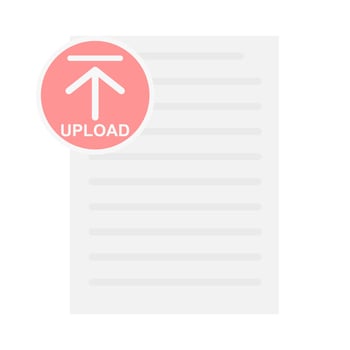 upload file illustration vector