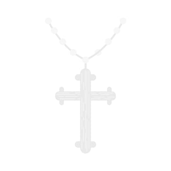 christian cross religious  illustration vector