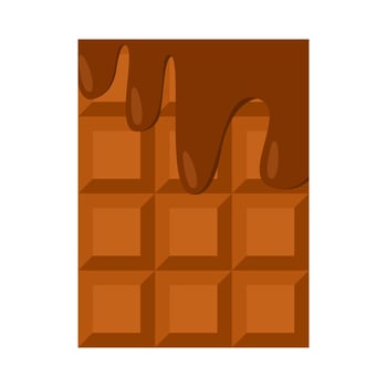 chocolate bar illustration vector