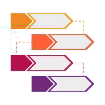 infographic label box illustration vector