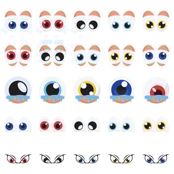 eye pack illustration vector
