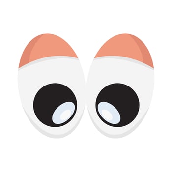 eye lens black illustration vector