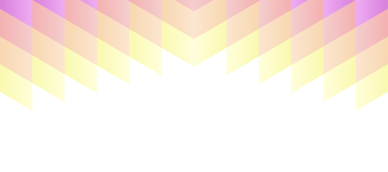 abstract bright gradient chevron retro banner transparent background png