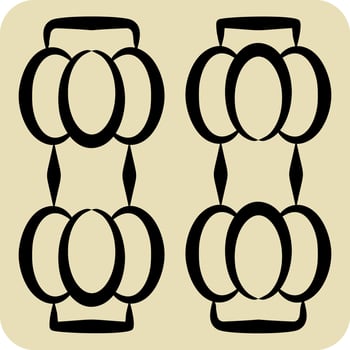 Icon Salt and Pepper. related to Cooking symbol. hand drawn style. simple design editable. simple illustration vector